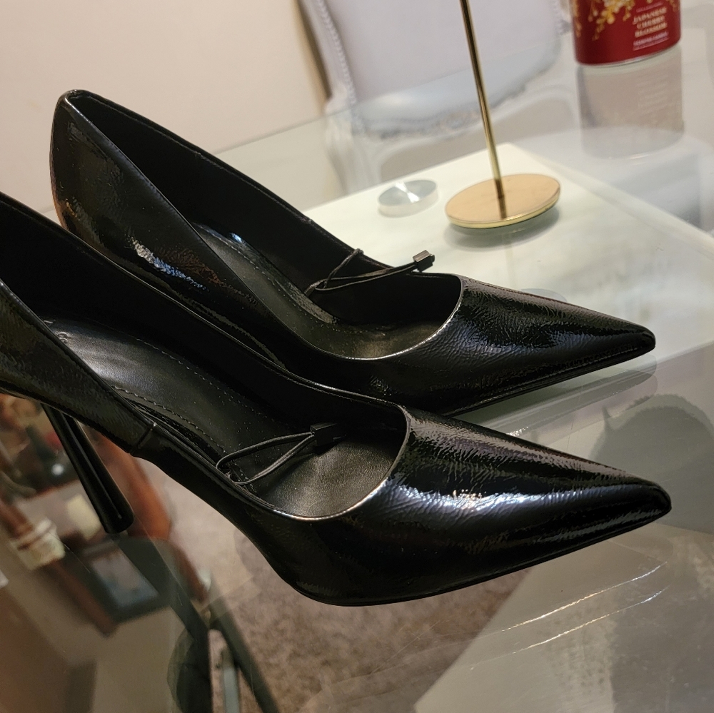 ZARA SHOES ZARA glossy high heeled pumps size 8.5
